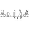 Базовый распределитель 5/2 Festo VSVA-B-D52-A2-P1