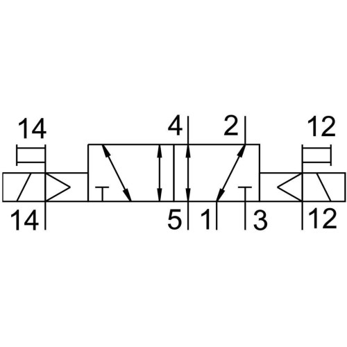 Распределитель электромагнитный 5/2 Festo JMN1H-5/2-D-3-S-C