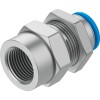 Штуцер цанговый корпусный Festo QSSF-1/4-8-B 153166