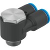 Тройник цанга-наружная резьба угловой Festo QSYLV-G1/4-8 186210