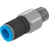 Фитинг прямой цанга-наружная резьба поворотный Festo QSR-1/4-6 153403