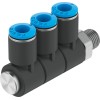 Тройник цанга-наружная резьба Festo QSLV2-G1/8-6 186224