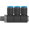 Тройник цанга-наружная резьба Festo QSLV2-G1/8-6 186224