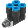 Коллектор цанговый поворотный Festo QSLV4-1/8-8 153234