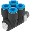 Коллектор цанговый поворотный Festo QSLV4-1/8-8 153234