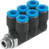 Коллектор цанговый поворотный Festo QSLV6-G3/8-8 186258