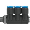Коллектор цанговый поворотный Festo QSLV6-G3/8-8 186258
