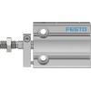 Пневмоцилиндр 20x5 мм Festo DPDM-Q-20-5-PA двустороннего действия компактный