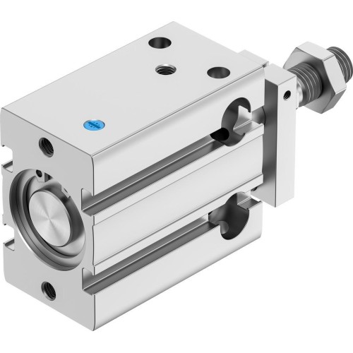 Пневмоцилиндр 25x10 мм Festo DPDM-Q-25-10-P-PA двустороннего действия компактный