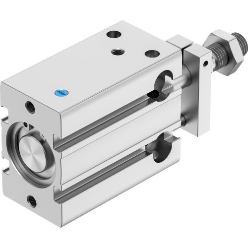 Пневмоцилиндр 25x15 мм Festo DPDM-Q-25-15-P-PA двустороннего действия компактный