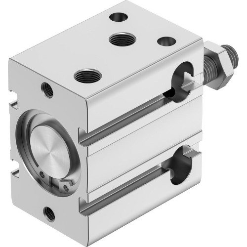 Пневмоцилиндр 32x10 мм Festo DPDM-Q-32-10-PA двустороннего действия компактный