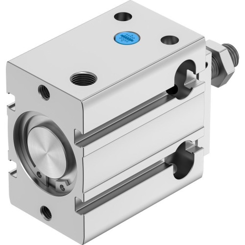 Пневмоцилиндр 32x15 мм Festo DPDM-Q-32-15-S-PA двустороннего действия компактный