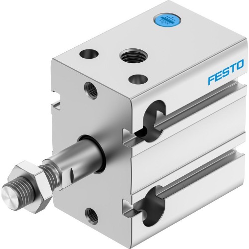 Пневмоцилиндр 32x10 мм Festo DPDM-32-10-P-PA двустороннего действия компактный