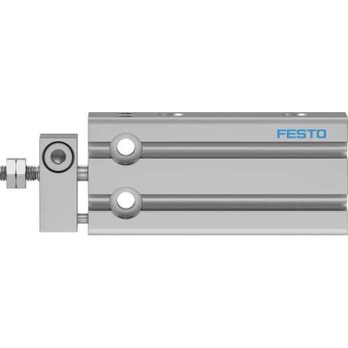 Пневмоцилиндр 6x15 мм Festo DPDM-Q-6-15-PA двустороннего действия компактный