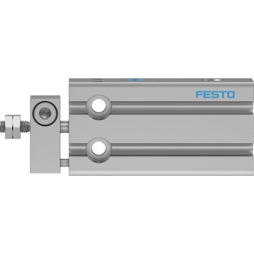 Пневмоцилиндр 6x10 мм Festo DPDM-Q-6-10-S-PA двустороннего действия компактный