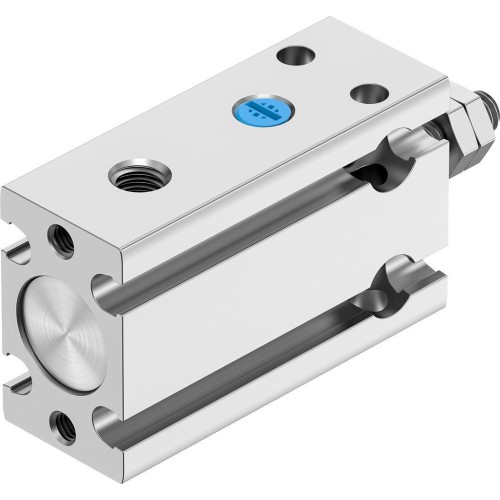 Пневмоцилиндр 10x5 мм Festo DPDM-10-5-S-PA двустороннего действия компактный