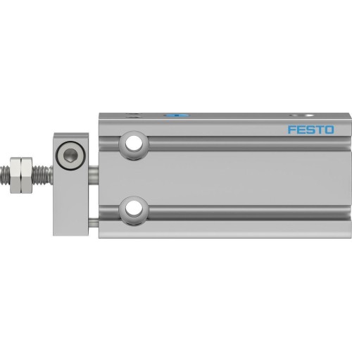 Пневмоцилиндр 10x15 мм Festo DPDM-Q-10-15-S-PA двустороннего действия компактный