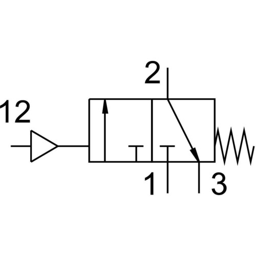 Пневмораспределитель 3/2 Н.З. Festo VUWS-LT20-M32C-M-G18