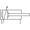 Пневмоцилиндр 80x50 мм Festo DNC-80-50-PPV двуст. действия, ISO 15552
