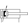 Пневмоцилиндр 100x200 мм Festo DNC-100-200-PPV-A двуст. действия, ISO 15552