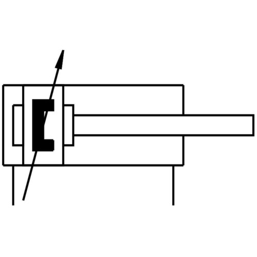 Пневмоцилиндр 100x200 мм Festo DNC-100-200-PPV-A двуст. действия, ISO 15552