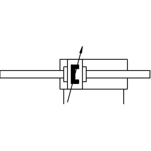 Пневмоцилиндр 10x Festo DSAG-10-PPV-A-S2 171350 круглый двустороннего действия