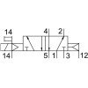 Распределитель электромагнитный 5/2 Festo MDH-5/2-D-1-S-M12-C