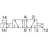 Распределитель электромагнитный 5/2 Festo MN1H-5/2-D-2-S-C
