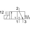 Распределитель 3/2 Н.З. Festo MFH-3-1/8-SEU