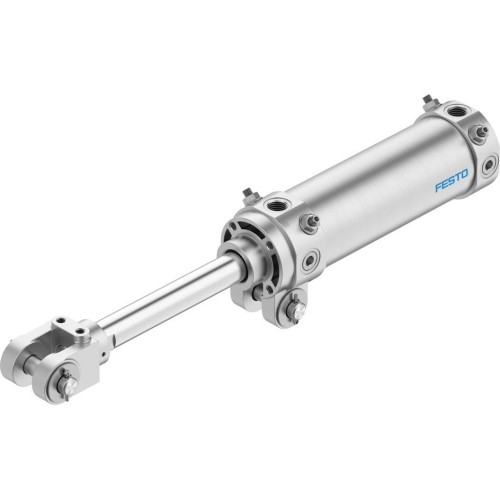 Пневмоцилиндр 50x на шарнирах Festo DWC-50-Y 558137 круглый двустороннего действия