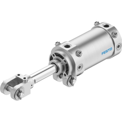 Пневмоцилиндр 63x75 мм на шарнирах Festo DWC-63-75-Y-AB 558113 круглый двустороннего действия