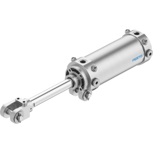 Пневмоцилиндр 63x100 мм на шарнирах Festo DWC-63-100-Y-AB-G 572368 круглый двустороннего действия
