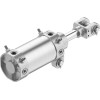 Пневмоцилиндр 80x75 мм на шарнирах Festo DW-80-75-Y 557905 круглый двустороннего действия