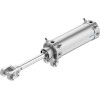 Пневмоцилиндр 80x150 мм на шарнирах Festo DW-80-150-Y-AB 557918 круглый двустороннего действия