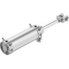 Пневмоцилиндр 80x150 мм на шарнирах Festo DW-80-150-Y-AB 557918 круглый двустороннего действия