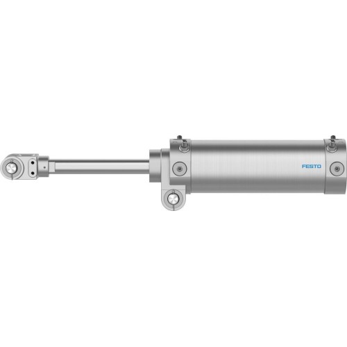 Пневмоцилиндр 80x150 мм на шарнирах Festo DW-80-150-Y-AB-G 565807 круглый двустороннего действия