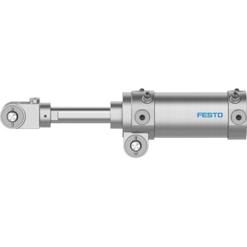 Пневмоцилиндр 50x75 мм на шарнирах Festo DWA-50-75-Y-A-G 565727 круглый двустороннего действия