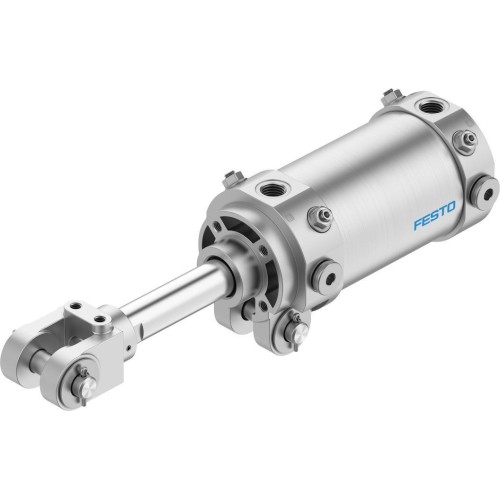 Пневмоцилиндр 63x75 мм на шарнирах Festo DWA-63-75-Y-A-G 565747 круглый двустороннего действия