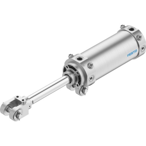 Пневмоцилиндр 63x на шарнирах Festo DWA-63-Y 555716 круглый двустороннего действия
