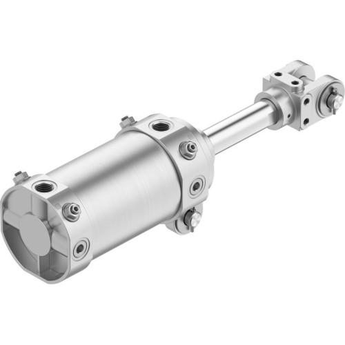 Пневмоцилиндр 63x75 мм на шарнирах Festo DWB-63-75-Y 549574 круглый двустороннего действия