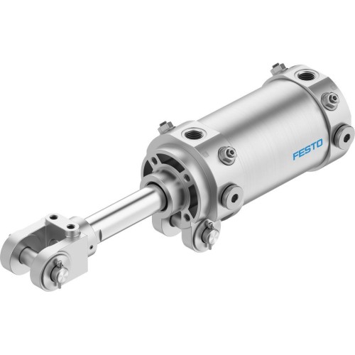 Пневмоцилиндр 63x75 мм на шарнирах Festo DWB-63-75-Y-AB-G 565773 круглый двустороннего действия