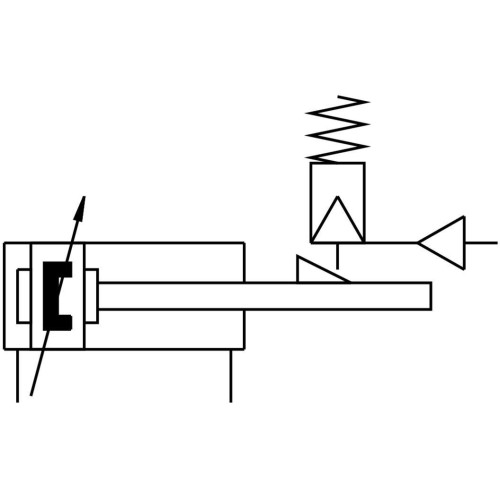 Пневмоцилиндр 125x850 мм Festo DSBC-125-850-C-PPVA двуст. действия, ISO 15552