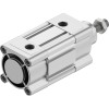 Пневмоцилиндр 63x25 мм Festo DSBC-63-25-D3-PPSA-N3 двуст. действия, ISO 15552