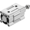 Пневмоцилиндр 80x20 мм Festo DSBC-80-20-D3-PPSA-N3 двуст. действия, ISO 15552
