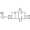 Пневмораспределитель 2/2 Н.З. Festo VLX-2-1/2-MS 34434M2