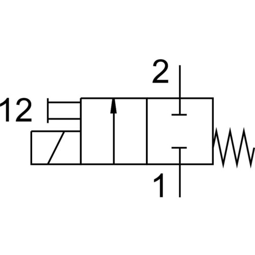 Распределитель электромагнитный 2/2 Н.З. Festo MHA1-M1H-2/2G-0,9-PI