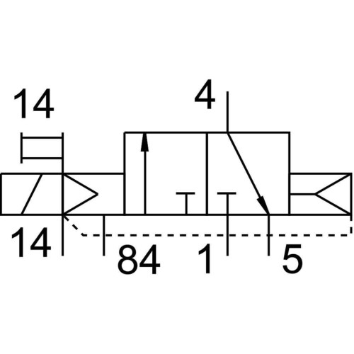 Распределитель электромагнитный 3/2 Н.З. Festo CPVSC1-M1H-K-P-Q4C