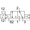 Распределитель электромагнитный 3/2 Н.З. Festo VUVS-L30-M32C-AZD-G38-F8-1C1