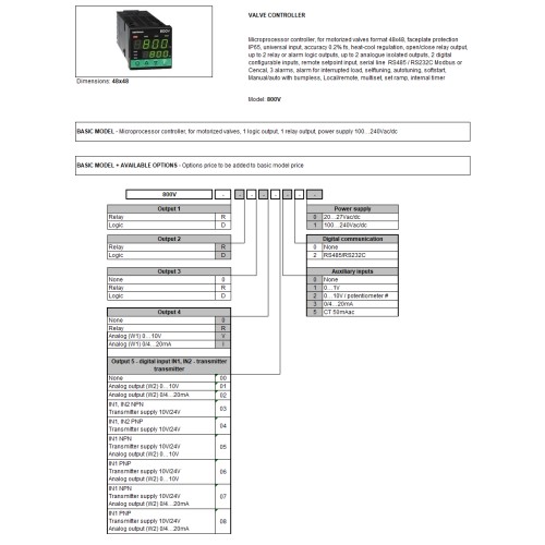 Регулятор Gefran F000237-800V-RRR0-00001-000