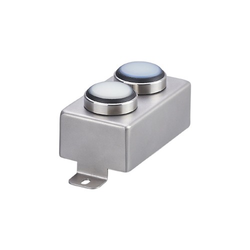 Модуль подсвечиваемых кнопок АS-интерфейса IFM AS-i Module 2BI 2LO WT/BL IP69K AC2380